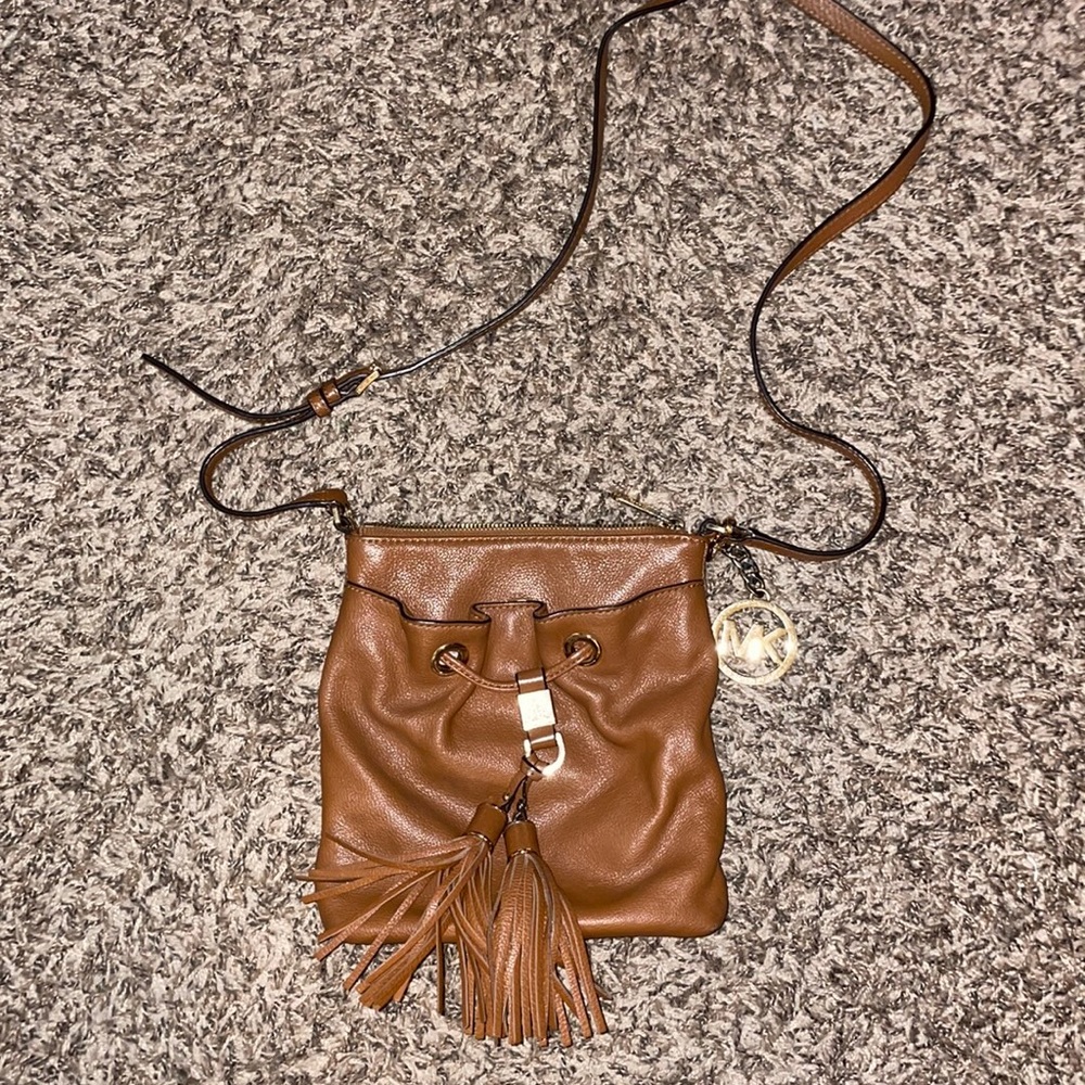 Michael Kors crossbody bag brown leather